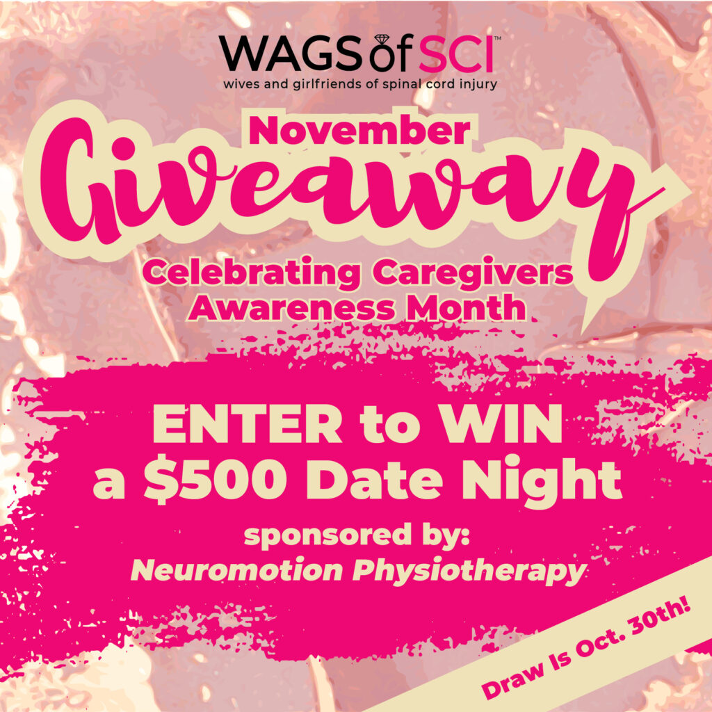 WAGS of SCI November 2022 Giveaway