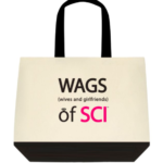 WAGS of SCI Premium Tote Bag: Available In "WAGS of SCI", #Parawife or #Quadwife Designs. $40 USD Ea. Including Shipping